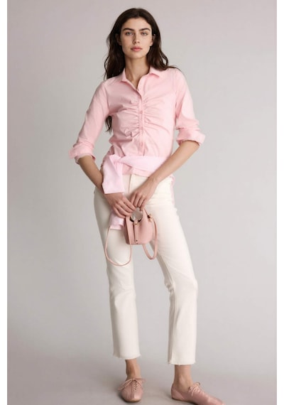Defacto Crop Flare Fıt Normal Bel Gabardin Pantolon H2626ax26smwt84 Beyaz-wt84