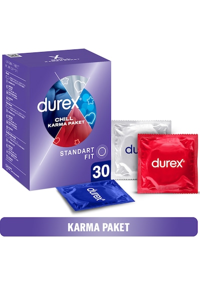Durex Chill Prezervatif 30'lu