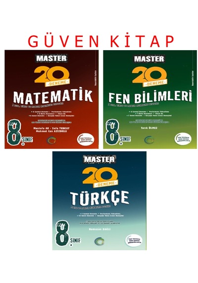 Okyanus Yayınları 8.sınıf Matematik Fen Türkçe Deneme Seti