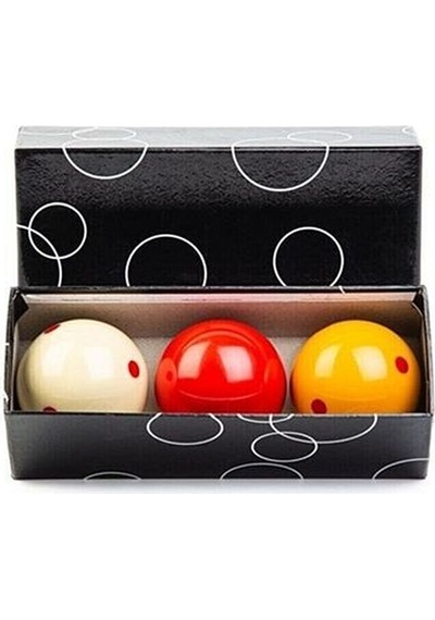 Ekonomik Benekli Bilardo 3 Top 61.5mm