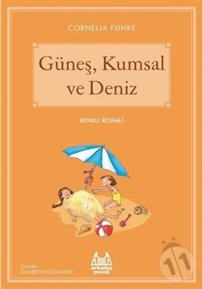 Arkadaş Yayınları Güneş Kumsal ve Deniz Resimli Mavi Seri