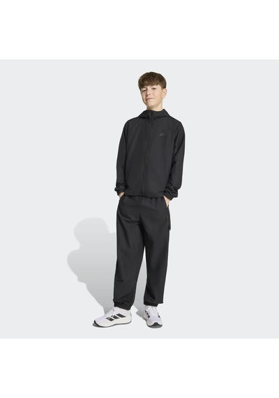 Adidas Seasonals Woven Utility Çocuk Siyah Eşofman Takımı Ks7601
