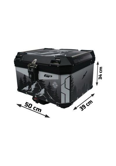 Gp Kompozit Dsn05 Universal 45 Lt Desenli Alüminyum Motosiklet Çantası Diğer