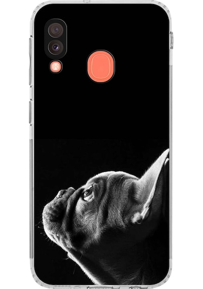 Samsung Galaxy A20e İle Uyumlu Köpek 1 Kamera Korumalı Şeffaf Kılıf Şeffaf