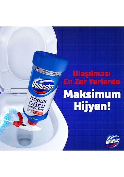 Domestos Köpük Gücü Köpük Çamaşır Suyu Beyaz Sabun 450 Ml X3 3'lü Set