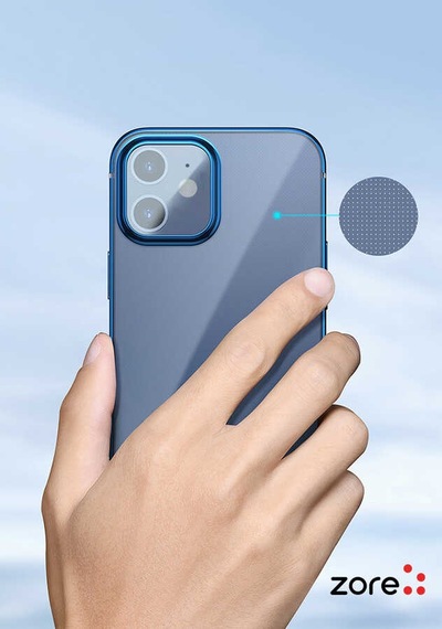 Apple Uyumlu iPhone 12 Kılıf Zore Pixel Kapak Siyah
