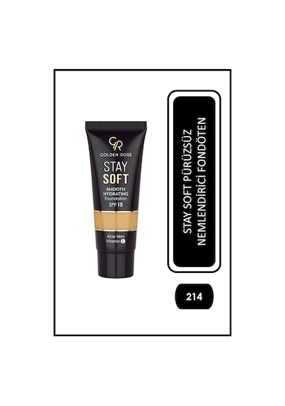 Golden Rose Stay Soft Smooth Hydrating Foundation No: 214 - Nemlendirici Fondöten Spf 15