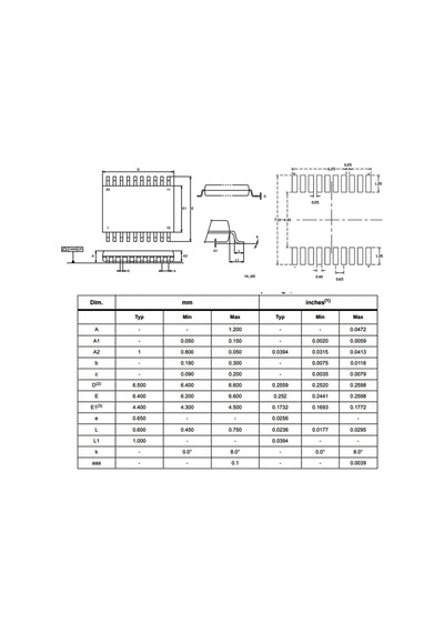 Stm8s003f3p6tr Smd 8-bit 16mhz Mikrodenetleyici Tssop-20
