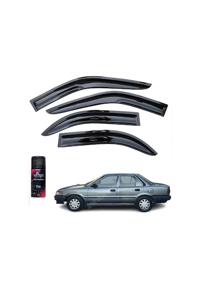 Corolla Uyumlu Mügen Cam Rüzgarlığı 1988-1992 Arası 4 Lü Takım+koku