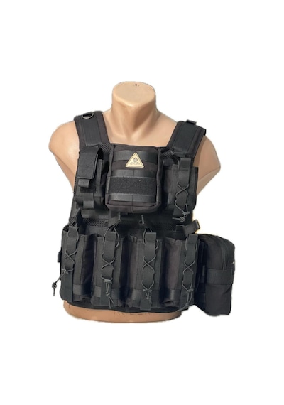 Sungu Askeri Shop Unisex Siyah Hücum Yeleği Siyah