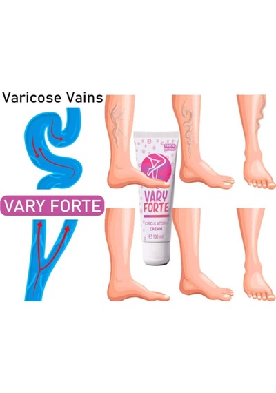 Vary Forte Tüp Krem 100 Ml 2 Adet Yoğun Varislerinize Güçlü Tesirli Krem