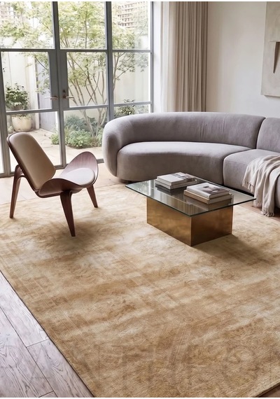 Apex Halı Pantheon 5092 Altın Viskon Makine Halısı Çok Renkli