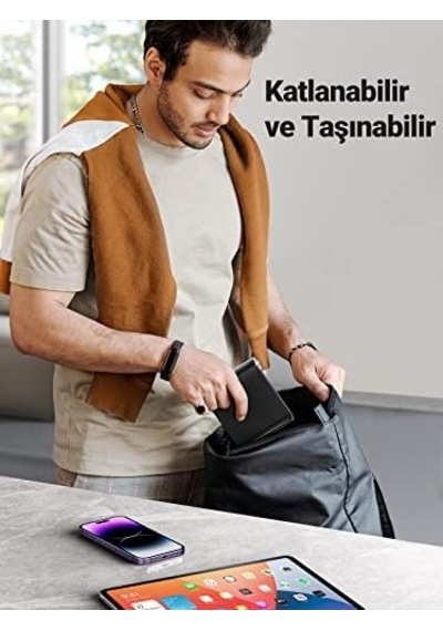 Katlanabilir Tablet Standı İpad Mediapad İle Uyumlu Tablet Tutacağı Surface Galaxy Tab Siyah Abanoz