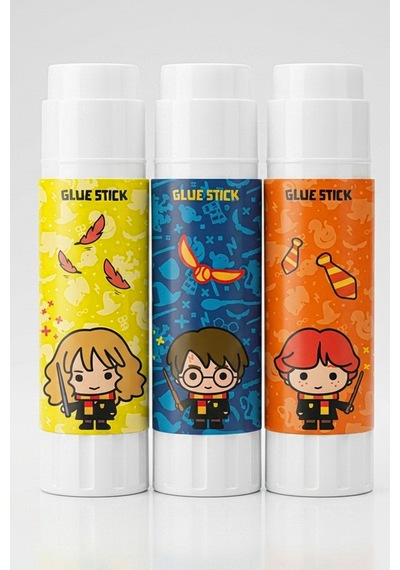 X Dekomus "wizard Icons Collection" Harry Potter Lisanslı 3'lü Stick Yapıştırıcı Altın