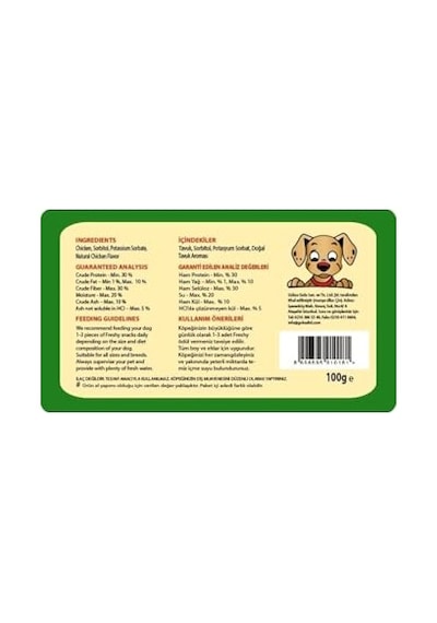 Freshy Mini Sausages Tahılsız Sosis Köpek Ödülü 100 Gr 20 Adet 100 G