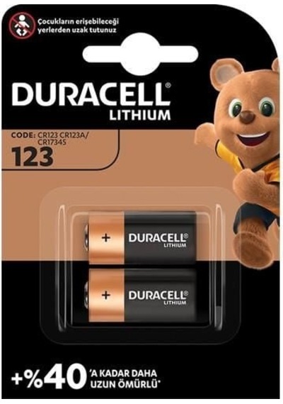 123a 3 Volt Lityum Pil 2 Adet