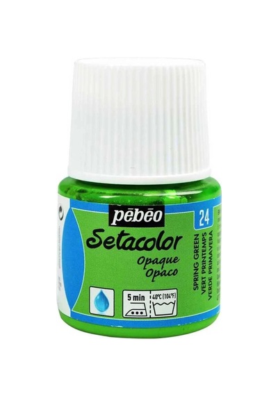 Setacolor Kumaş Boya Opak 45ml Şişe Spring Green Nocolor