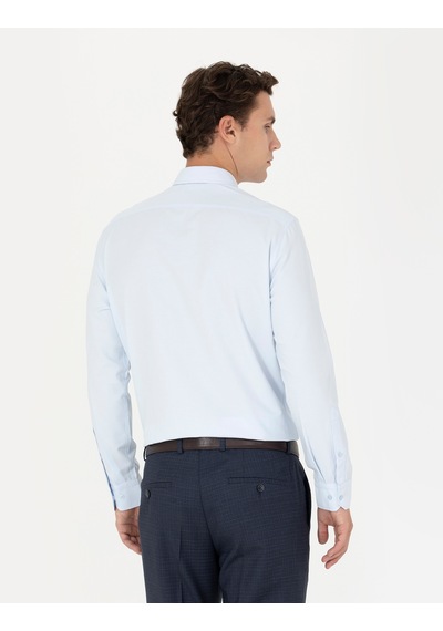 Pierre Cardin Erkek Açık Mavi Gömlek Basic 50277763-vr003 Açik Mavi