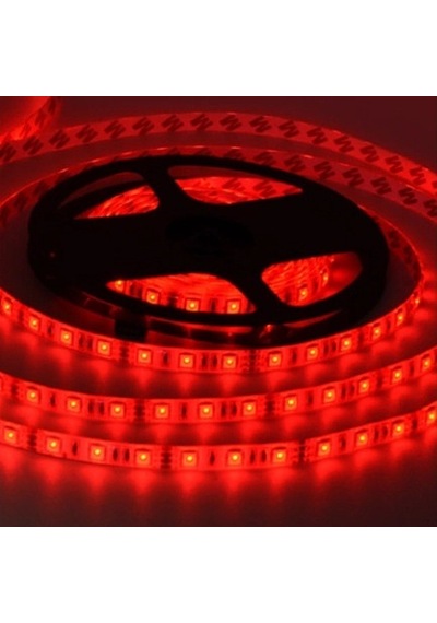 Kırmızı Işık 5 Metre Üç Çipli Şerit Led İç Mekan 40x40 60 Led