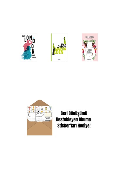 Deniz Kurdu + Martin Eden + Hawaii Öyküleri + Okuma Sticker'ları