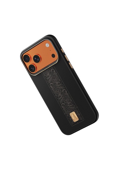 İphone 17 Pro Uyumlu Kılıf M-safe Şarj Özellikli Raptic Aramid Dual Rise Serisi Kapak Siyah