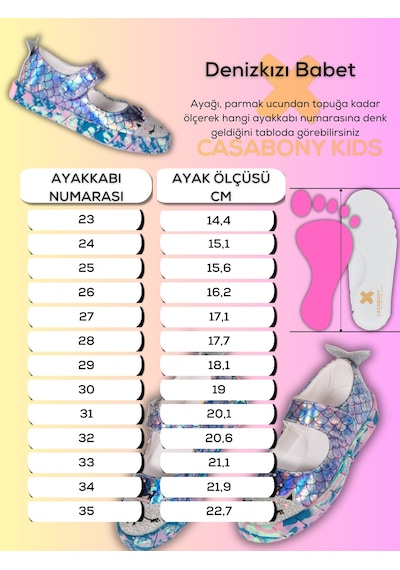 Denizkızı Hologram 3d Kız Çocuk Babet Sneakers Gri