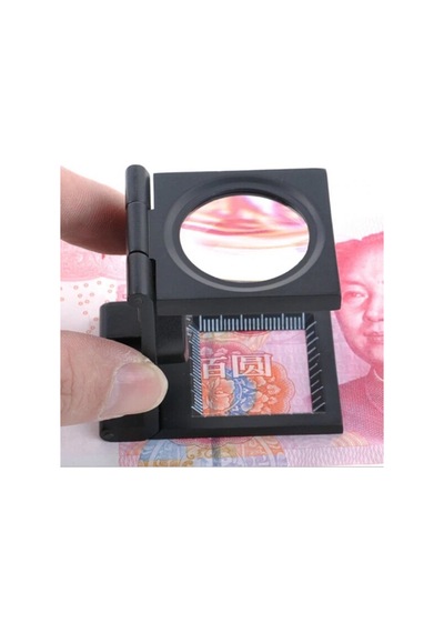 Nikula25x25 Mm Full Çelik Kaplı Katlamalı Büyüteç Th9005b Hmngo48-ıeg4874d