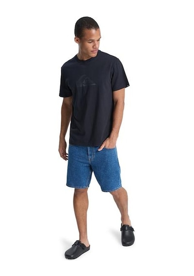 Quiksilver Ev Comp Logo Erkek Siyah Tişört