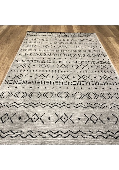 Hoom Rugs Prestij Eko 335 Açık Gri Dekoratif Yıkanabilir Kilim