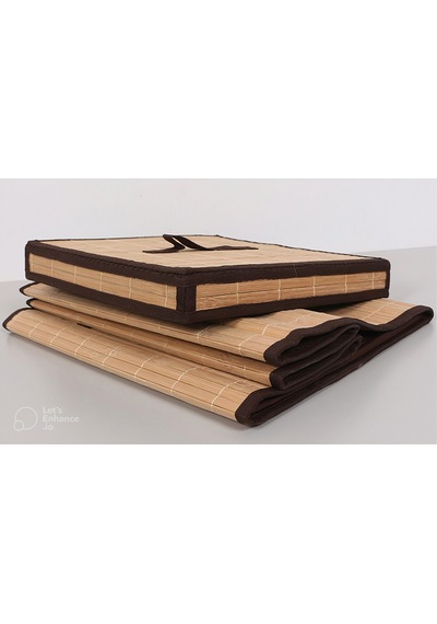 Doğal Bambu Kirli Çamaşır Sepeti 32x32x45 Cm. Doğal Bambu