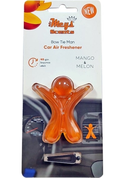Meys Bow Tie Man Havalandırma Koku Mango&melon Turuncu