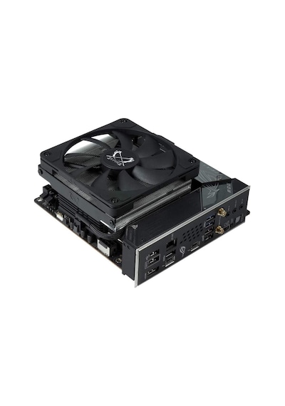 Lexroo Big Shuriken 4 Low Profile Cpu Soğutucu, 120mm Slim Fan, Intel & Amd Uyumlu - Siyah