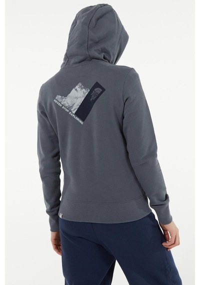 The North Face Women's New Climb Hoodie Vanadis Gray Kadın Kapüşonlu Sweatshirt Gri