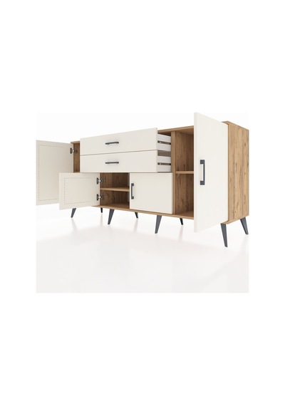 Hyperion Konsol 3 Raflı 2 Çekmeceli 4 Kapaklı 176x44x83 Çam-aytaşı Aytaşı Hyperion Konsol 3 Raflı 2 Çekmeceli 4 Kapaklı 176x44x83 Çam-aytaşı Aytaşı