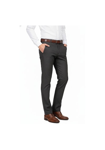 Kamer Erkek Regular Fit Klasik Pilesiz Kanvas Pantolon P1168 Bgl-st04796 Kahverengi
