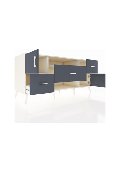 Kronos Konsol 2 Raflı 3 Çekmeceli 2 Kapaklı 176x59x83 Aytaşı-antrasit/antrasit Antrasit/antrasit Kronos Konsol 2 Raflı 3 Çekmeceli 2 Kapaklı 176x59x83 Aytaşı-antrasit/antrasit Antrasit/antrasit