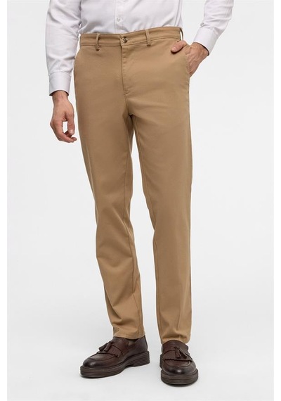 Süvari Bej Regular Armürlü Pantolon Bej