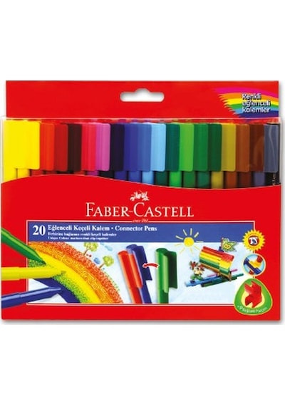 Faber-Castell Eğlenceli Keçeli 20 Renk