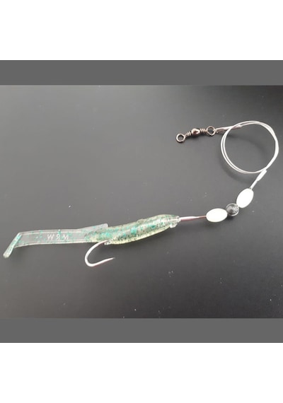 Levrek Lüfer Avcısı Çelik Telli Silikon Balık 6,5 Cm