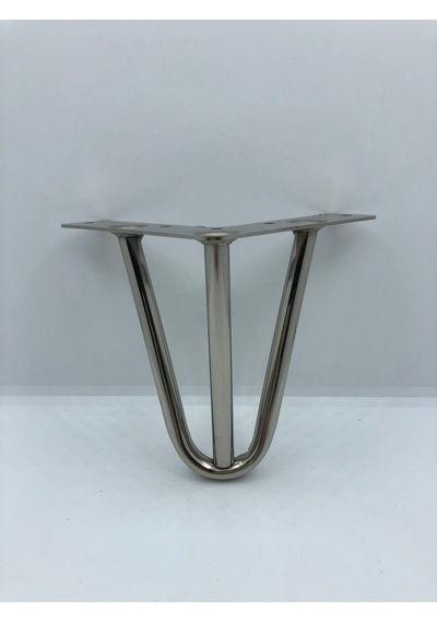 Metal,12 12 12 Cm Krom Kaplama Koltuk,dolap,baza, Ayağı 4 Adet