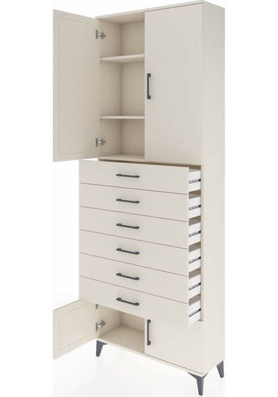 Arges Dolap 3 Raflı 6 Çekmeceli 4 Kapaklı 88x30x243 Aytaşı-ay... Aytaşı Arges Dolap 3 Raflı 6 Çekmeceli 4 Kapaklı 88x30x243 Aytaşı-ay... Aytaşı