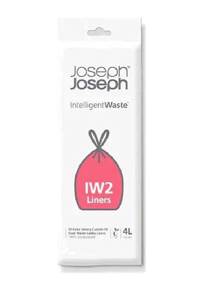 Intelligentwaste Organik Çöp Torbası, 50 Adet, 4 Litre, Şeffaf