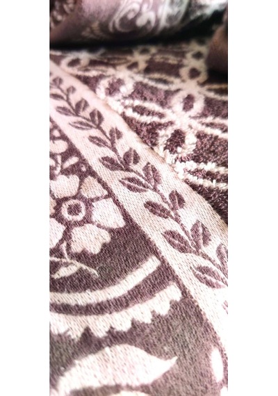 Hediyelik, Çeyizlik , İhraç Fazlası Özel Üretim Bukle Cotton Banyo-mutfak Havlu Seti 6'lı Set Mürdüm