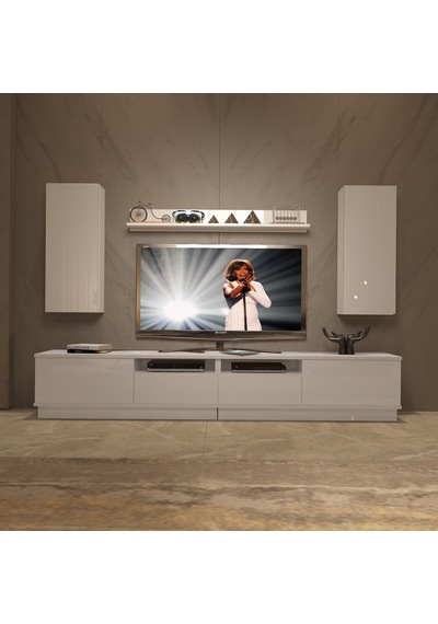 Decoraktiv Trendstyle 5220ds Mdf Tv Ünitesi Tv Sehpası Beyaz