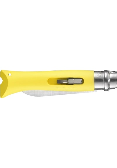 Opinel No 09 Çok Amaçlı Paslanmaz Çelik Kamp Çakı (Sarı) Çok Renkli
