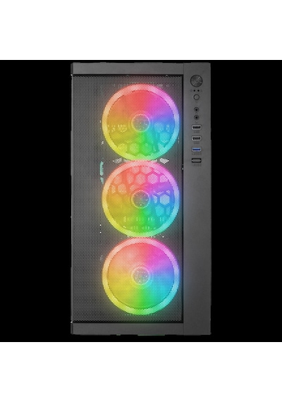 Rampage Vega V2 650w 80 Plus Bronze M-atx Temperli Camlı 4 12cm Rgb Fan Gaming Oyuncu Kasası Rampag