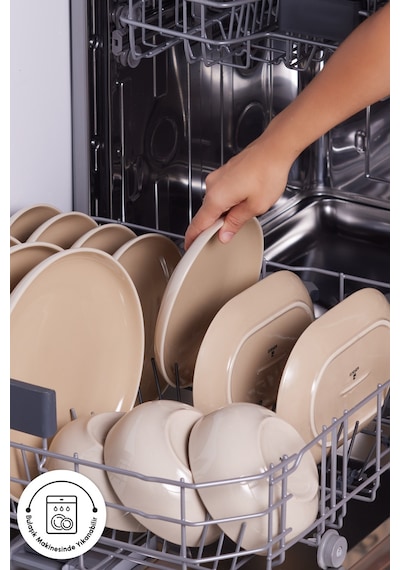 Karaca Earth Collection Terra 36 Parça 8 Kişilik Yemek Takımı Bej Bej