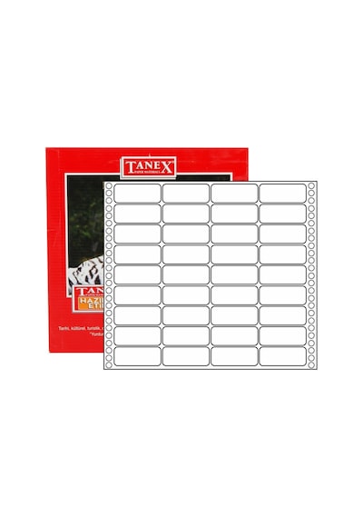Tanex Sürekli Form Etiket 3172 Lİ 22x55 TN 0019