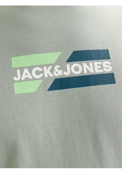 Jack & Jones Jack&jones Jjecorp Graphıc Tee Erkek T-shirt 12268415 Iceberg Green Yeşil