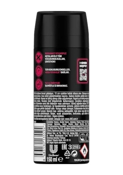 Number 10 Vücut Spreyi Deodorant 150 Ml
